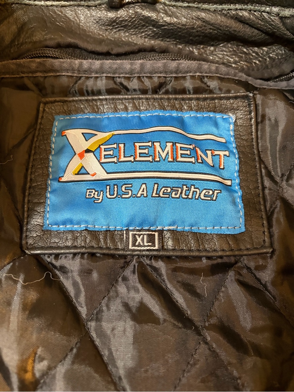 Men's Black Leather Jacket - Classic Biker Style - Picture 5 of 9